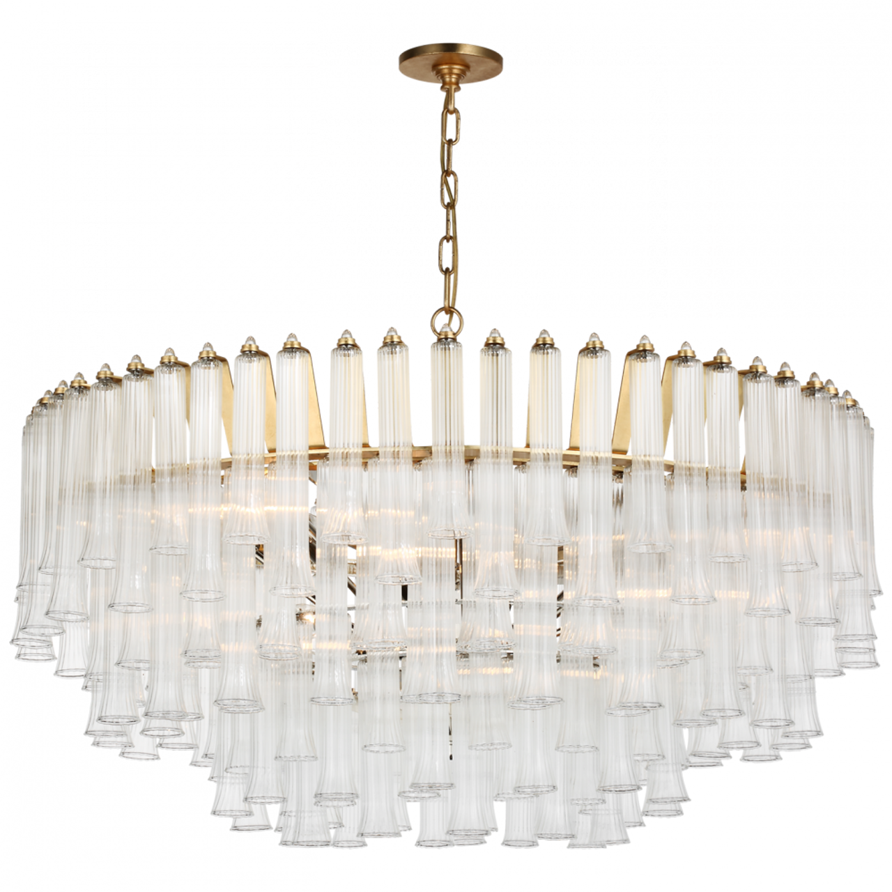 Lorelei X-Large Chandelier, 12-Light, Gild, 40"W (JN 5254G-CG CX32V)