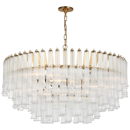 Lorelei X-Large Chandelier, 12-Light, Gild, 40"W (JN 5254G-CG CX32V)