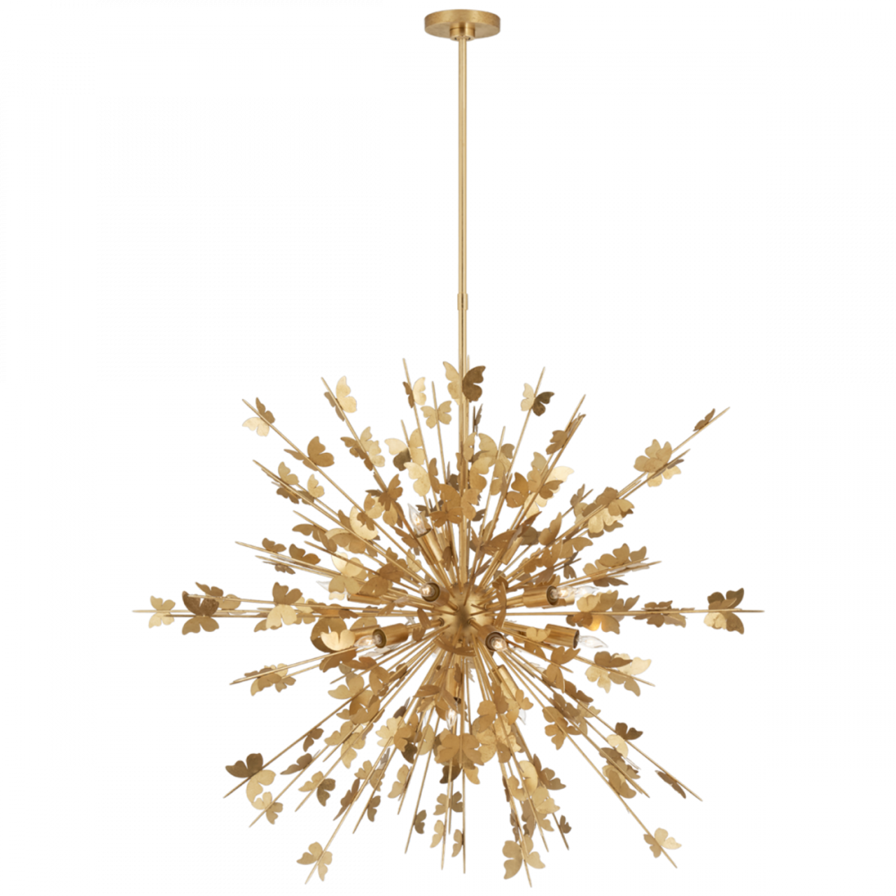 Farfalle Large Chandelier, 18-Light, Gild, 40"W (JN 5502G CTXJF)