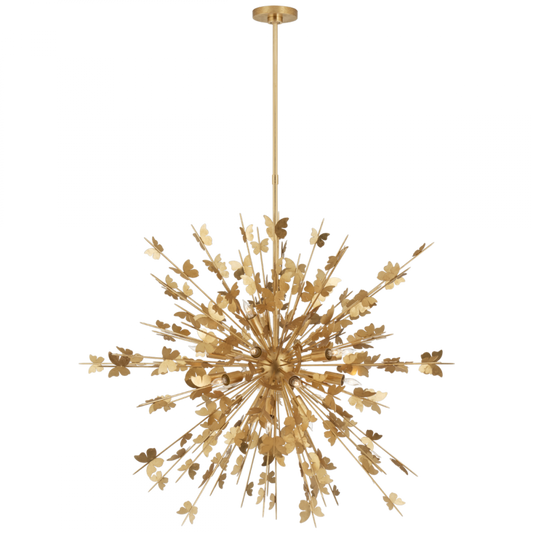 Farfalle Large Chandelier, 18-Light, Gild, 40"W (JN 5502G CTXJF)