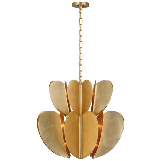 Danes Two Tier Chandelier, 8-Light, Gild, 25.5"W (KS 5132G CU2CF)