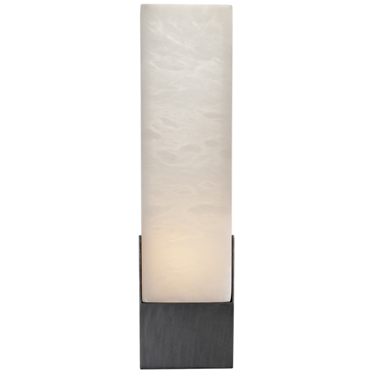 Covet Bathroom Wall Sconce, 1-Light, Bronze, Alabaster, 16"H (KW 2112BZ-ALB 2UZVY)