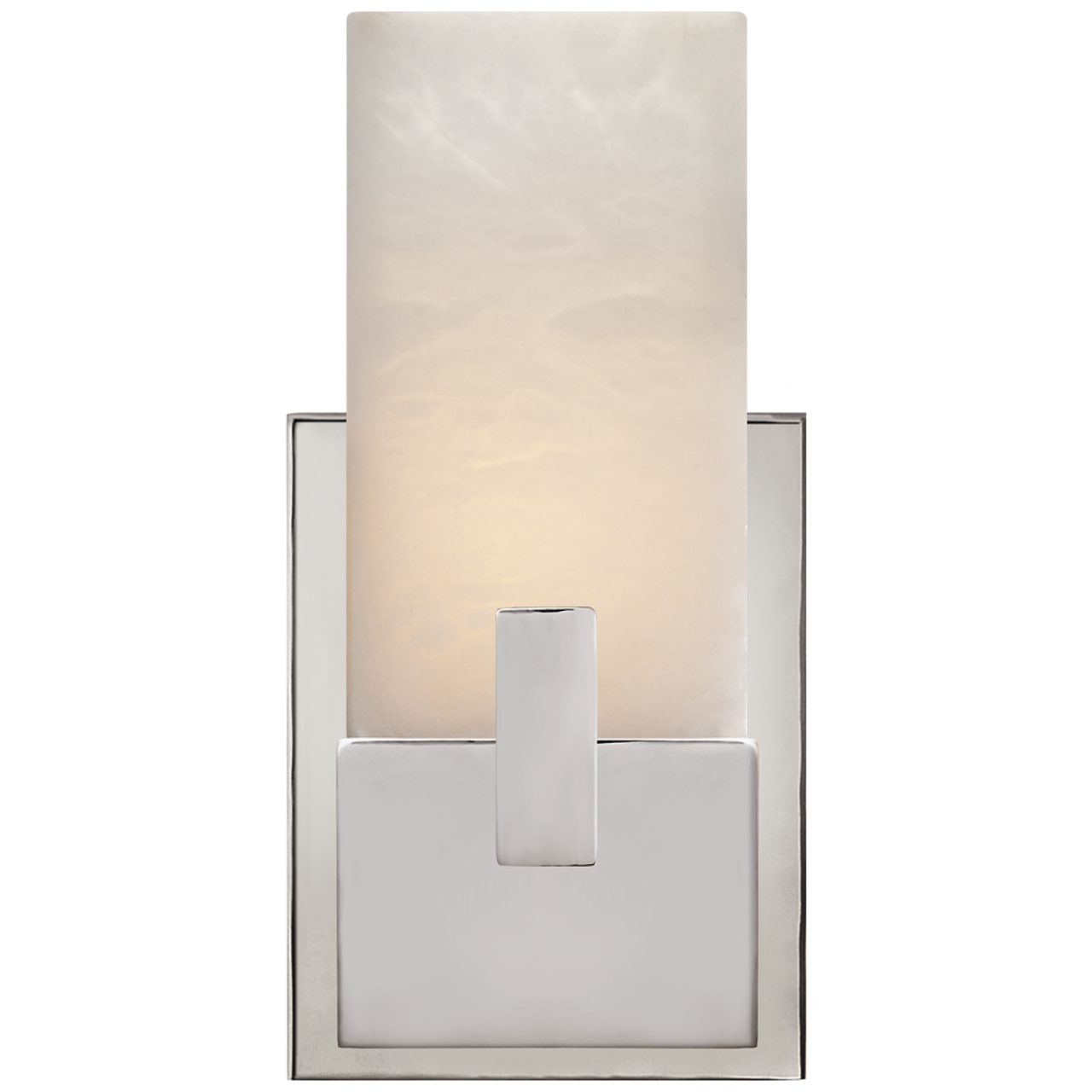 Covet Bathroom Wall Sconce, 1-Light, Polished Nickel, Alabaster, 10.75"H (KW 2113PN-ALB 2UZW2)