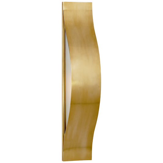 Avant Wall Sconce, 2-Light, Antique Burnished Brass, Frosted Glass, 22"H (KW 2702AB-FG CLR9K)