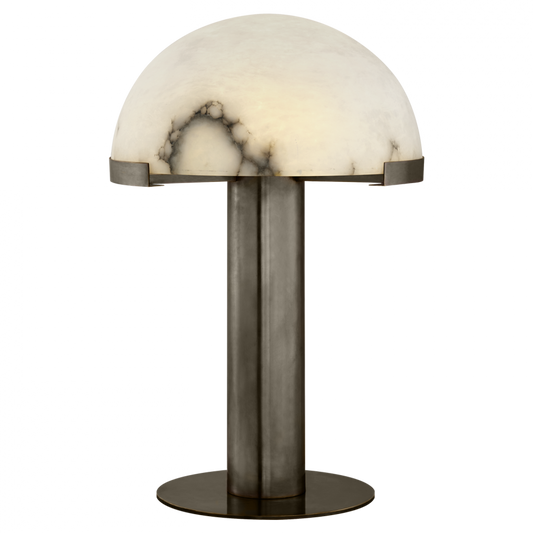 Melange Table Lamp, 1-Light, Bronze, Alabaster Shade, 23"H (KW 3010BZ-ALB 2R42J)