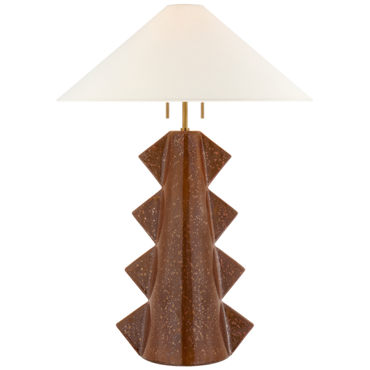 Senso Table Lamp, 2-Light, Autumn Copper, Linen Shade, 33"H (KW 3681ACO-L CTVHT)