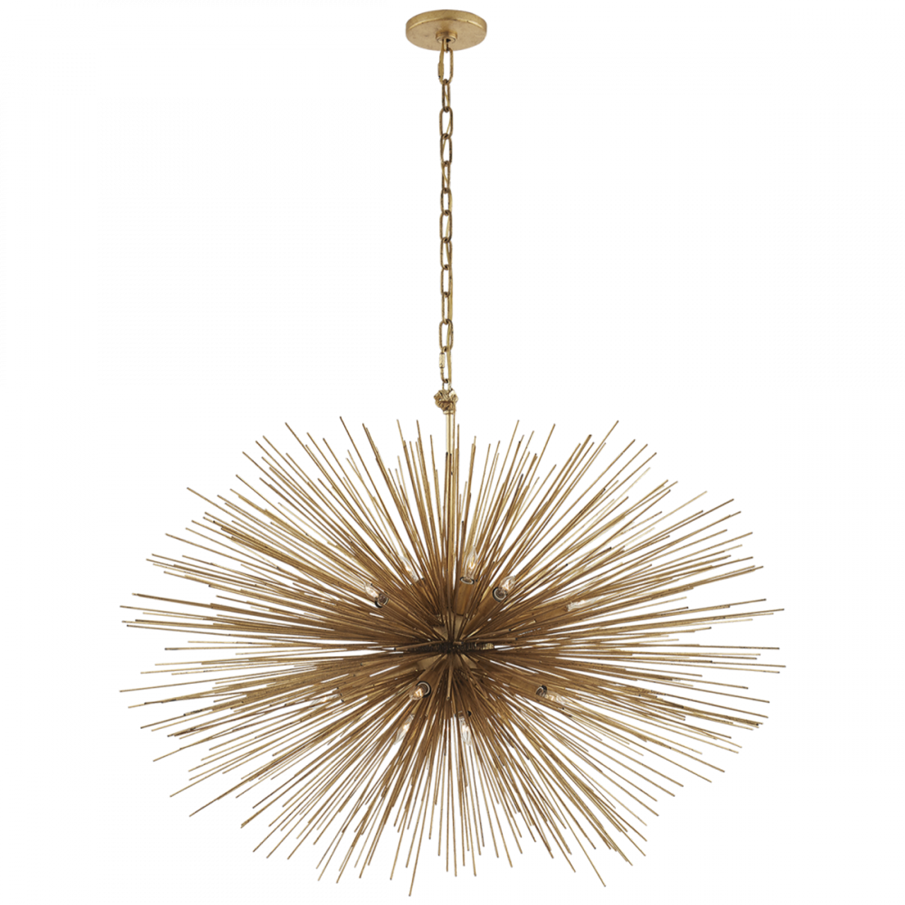 Strada Chandelier, 20-Light, Gild, 38"W (KW 5074G 2N4C7)