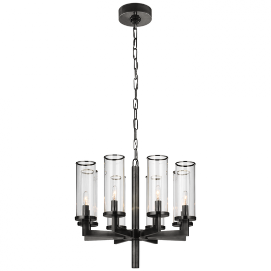 Liaison Single Tier Chandelier, 8-Light, Bronze, 20.5"W (KW 5200BZ-CG CX23H)