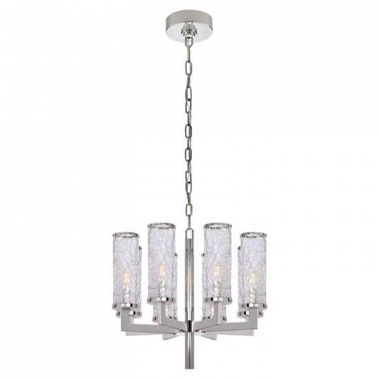 Liaison Chandelier, 8-Light, Polished Nickel, 20.5"W (KW 5200PN-CRG 2R5ZL)