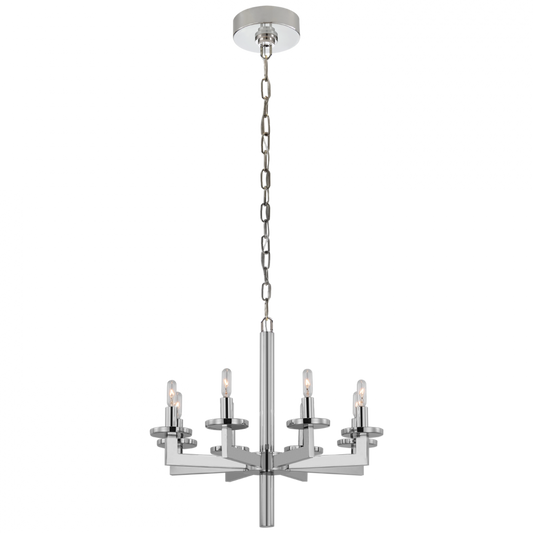 Liaison Single Tier Chandelier - Polished Nickel