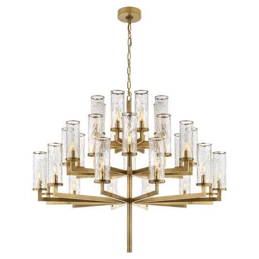 Liaison Chandelier, 32-Light, Antique Burnished Brass, 47.5"W (KW 5202AB-CRG 2R5ZQ)