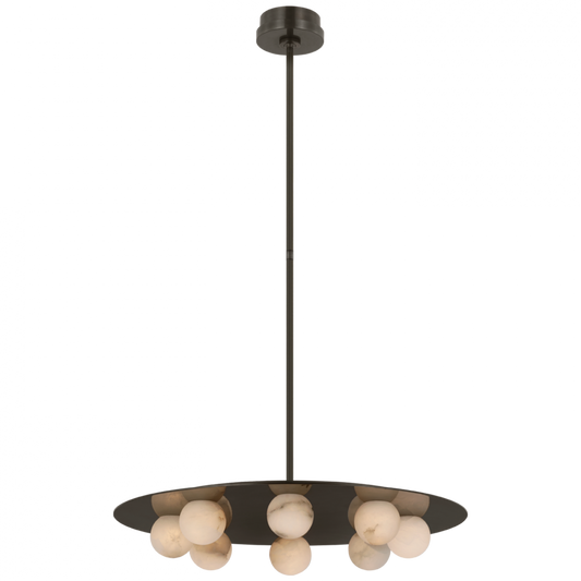 Pertica Mirrored Chandelier - Mirrored Bronze