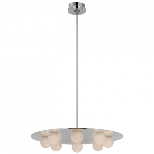 Pertica Chandelier - Polished Nickel