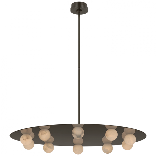 Pertica Integrated LED Chandelier - Mirrored Bronze