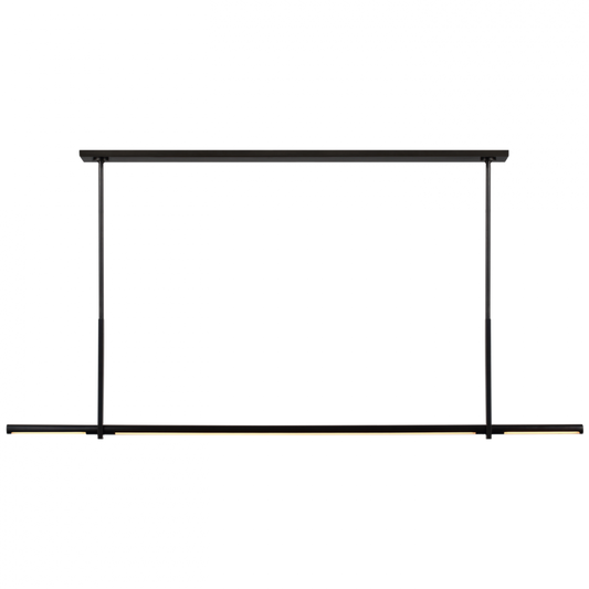 Axis Large Linear Pendant - Bronze