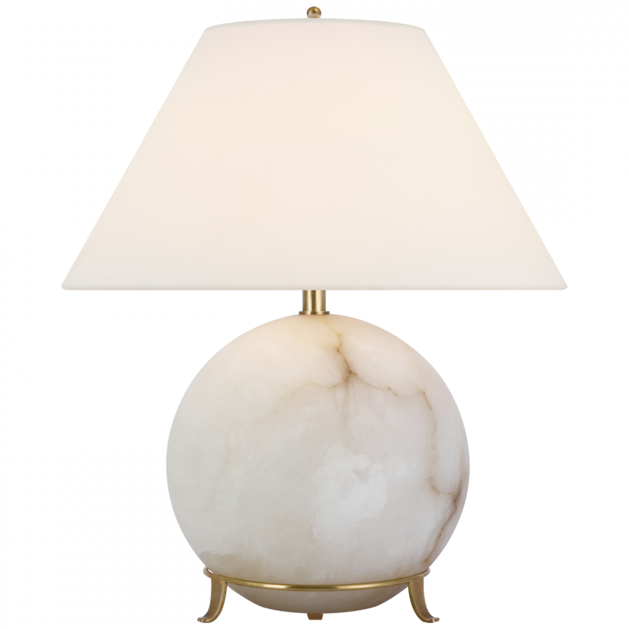 Price Small Table Lamp, 1-Light, LED, Alabaster, Linen Shade, 19.25"H (MF 3902ALB-L D03R1)