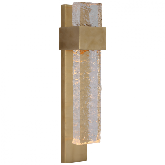 Brock Medium Wall Sconce, 1-Light, LED, Clear, 14"H (S 2340SB/CWG CU3CE)