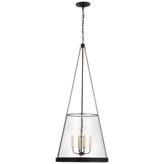 Reese Pendant, 4-Light, Bronze, 40.75"H (S 5182BZ-CG CU3CN)