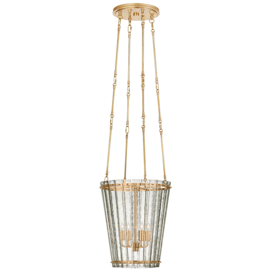 Cadence Chandelier, 4-Light, Hand-Rubbed Antique Brass, 15"W (S 5652HAB-AM CQ0PR)