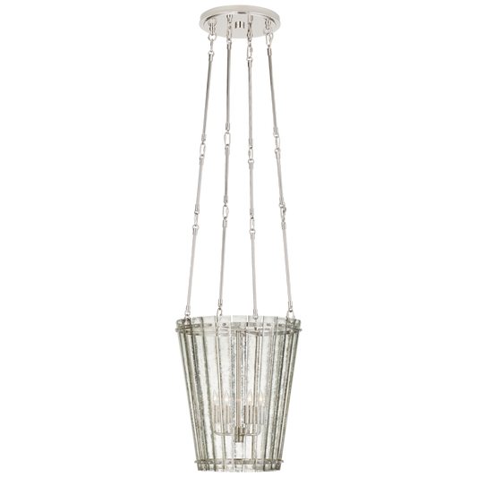 Cadence Chandelier, 4-Light, Polished Nickel, 15"W (S 5652PN-AM CQ0PT)