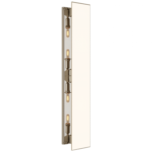 Albertine Wall Sconce, 4-Light, Polished Nickel, White Glass, 38.5"H (TOB 2343PN-WG CTZGD)