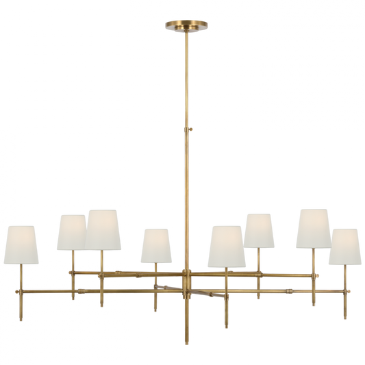 Bryant Grande Two Tier Chandelier - Hand-Rubbed Antique Brass