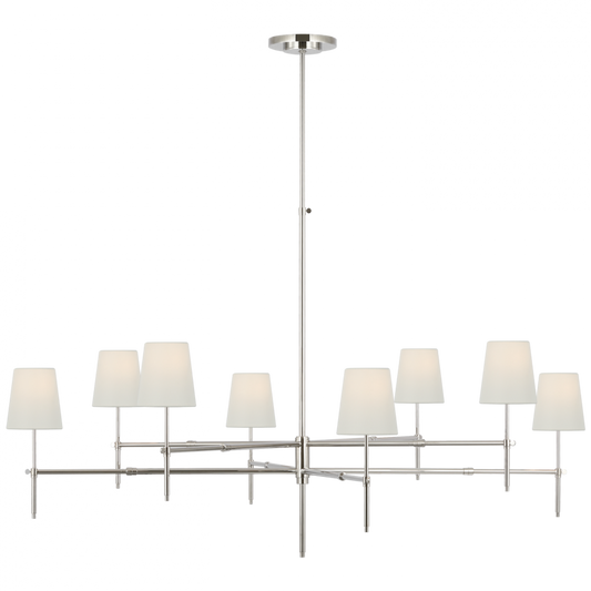 Bryant Grande Two Tier Chandelier - Polished Nickel