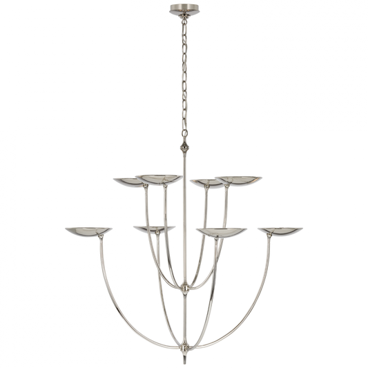 Keira XL Chandelier - Polished Nickel