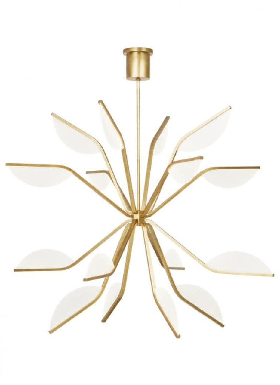 Belterra Chandelier, 16-Light, LED, Natural Brass, 46.3"W (700BLT43NB-LED930 70PDAX3)