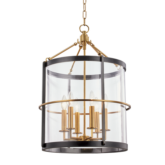 Ren Pendant, 6-Light, Aged Old Bronze, 17.5"W (BKO201-AOB A5GMF)