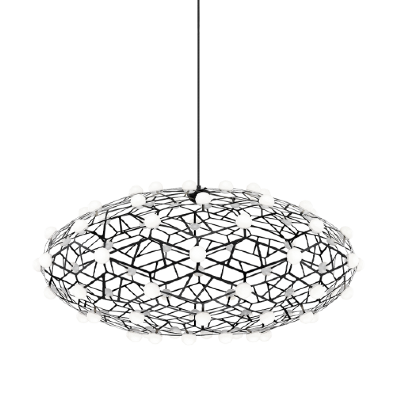 Coral Chandelier, 84-Light, LED, Black, 30.9"W (C76330BK 305XP0M)