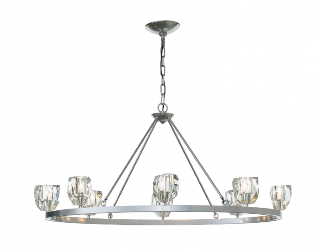 Gatsby Chandelier, 8-Light, Bronze, 45.3"W (105021-SKT-05-CR 5N8HLM)