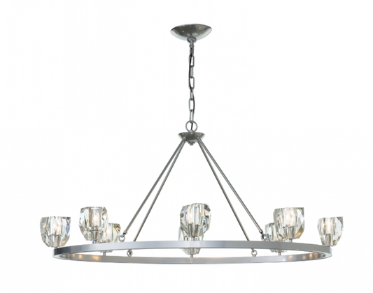 Gatsby Chandelier, 8-Light, Bronze, 45.3"W (105021-SKT-05-CR 5N8HLM)