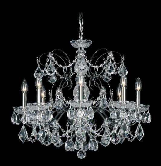 Century Chandelier, 8-Light, Aurelia Gold, Clear Heritage Crystal, 24"W (1707-211 17XW8H)