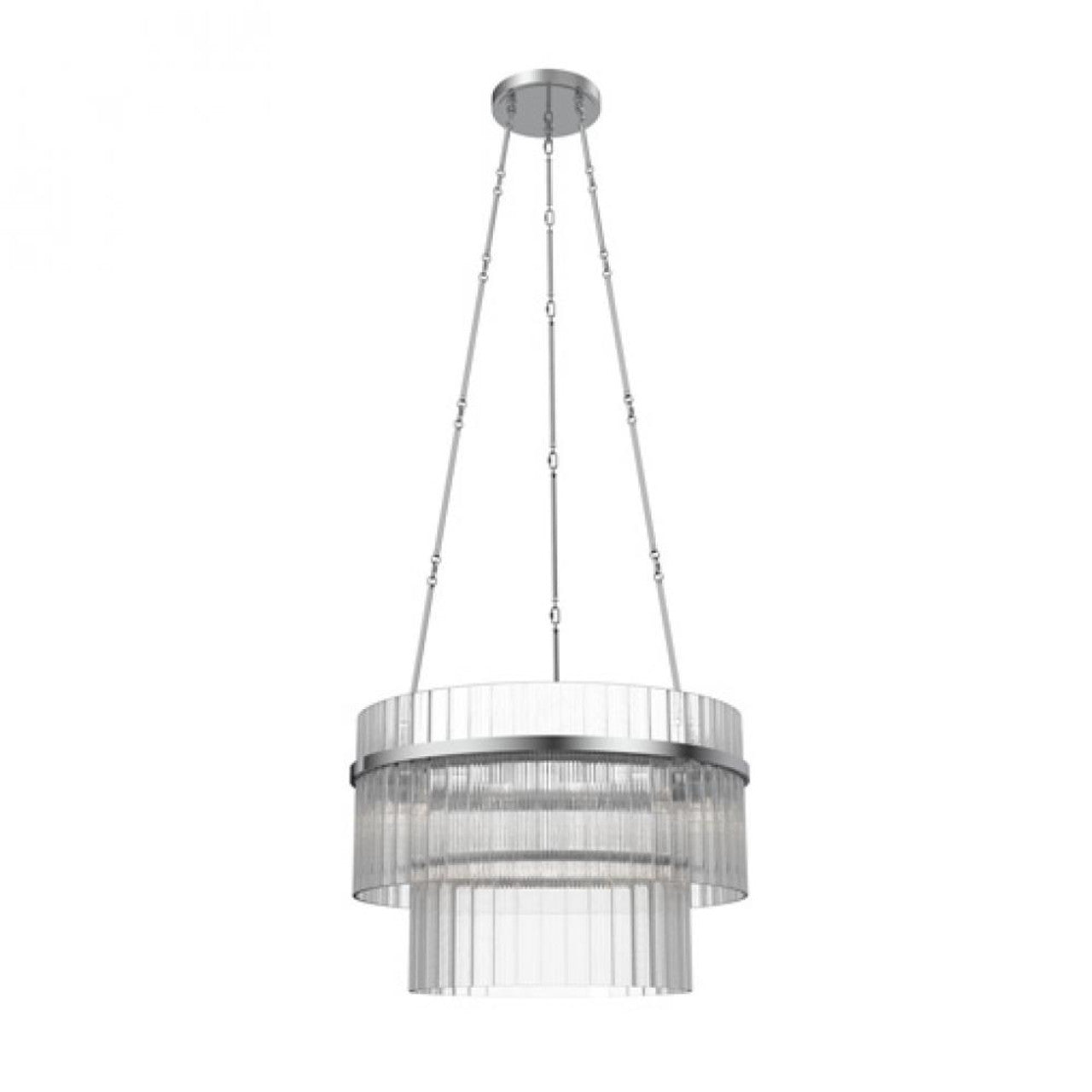 Carlisle Chandelier, 20-Light, Polished Nickel, 35.88"D (CH314820PN 706TNNR)