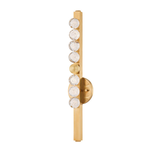 Annecy Wall Sconce, 1-Light, LED, Brass, 22.5"H (382-01-VB CZ7D)