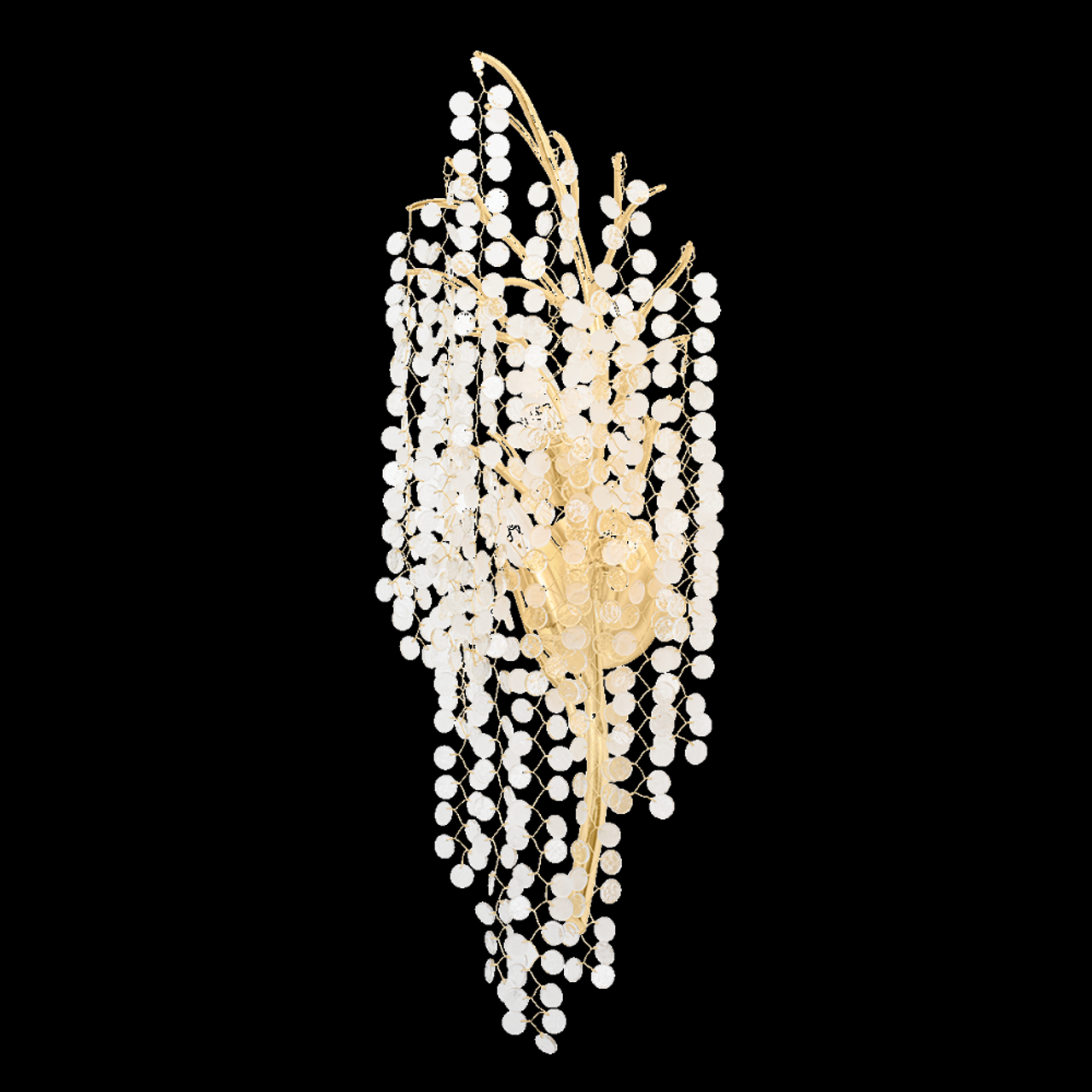 Genoa Wall Sconce, 3-Light, Gold, 31.15"H (350-03-GL CY9J)