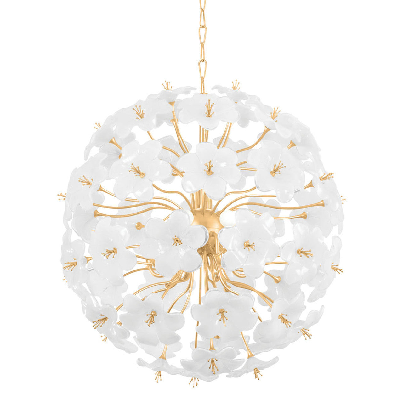 Hygea Chandelier, 8-Light, Gold, 34.25"H (367-33-GL CYA8)