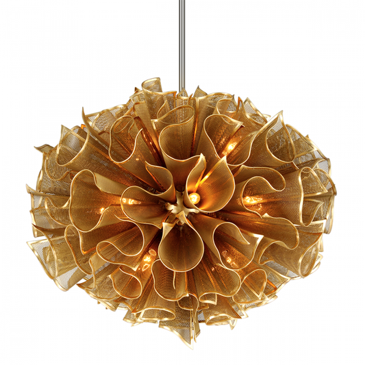 Pulse Chandelier, 16-Light, Gold, 36"W (218-416-GL CZ82)