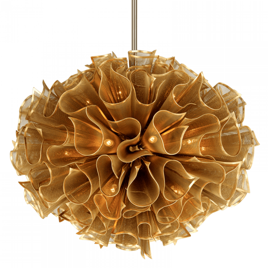 Pulse Pendant, 20-Light, Gold, 45.5"W (218-420-GL 95G1)