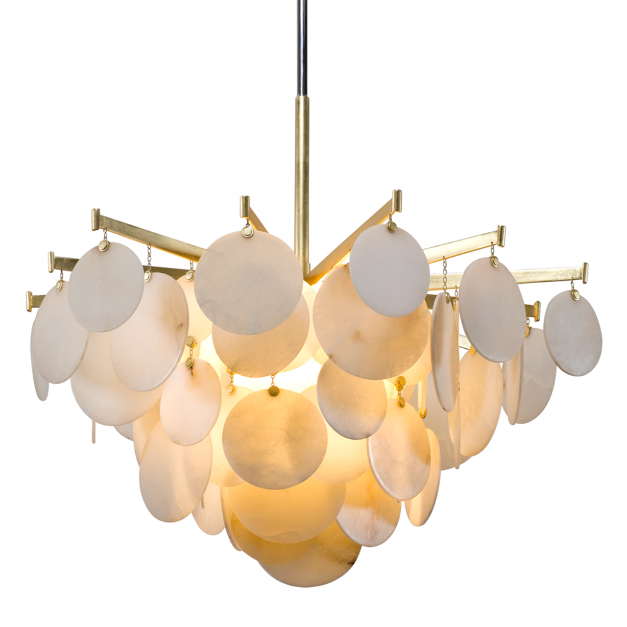 Serenity Pendant, 1-Light, Gold, Steel, 40"W (228-44-GL/SS CY8T)