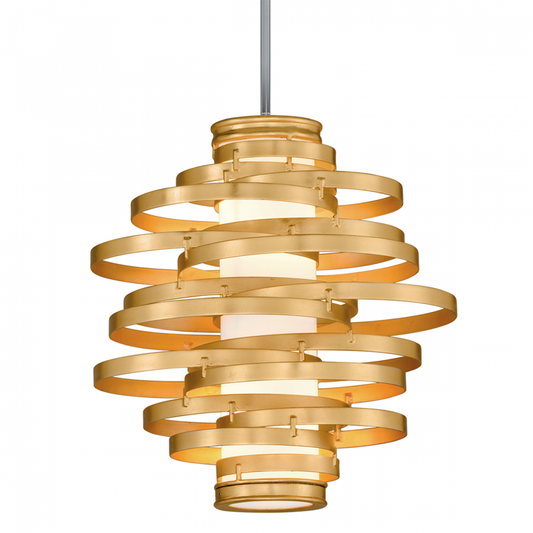 Vertigo Pendant, 2-Light, Gold, 18.5"H (225-42-GL CY9P)