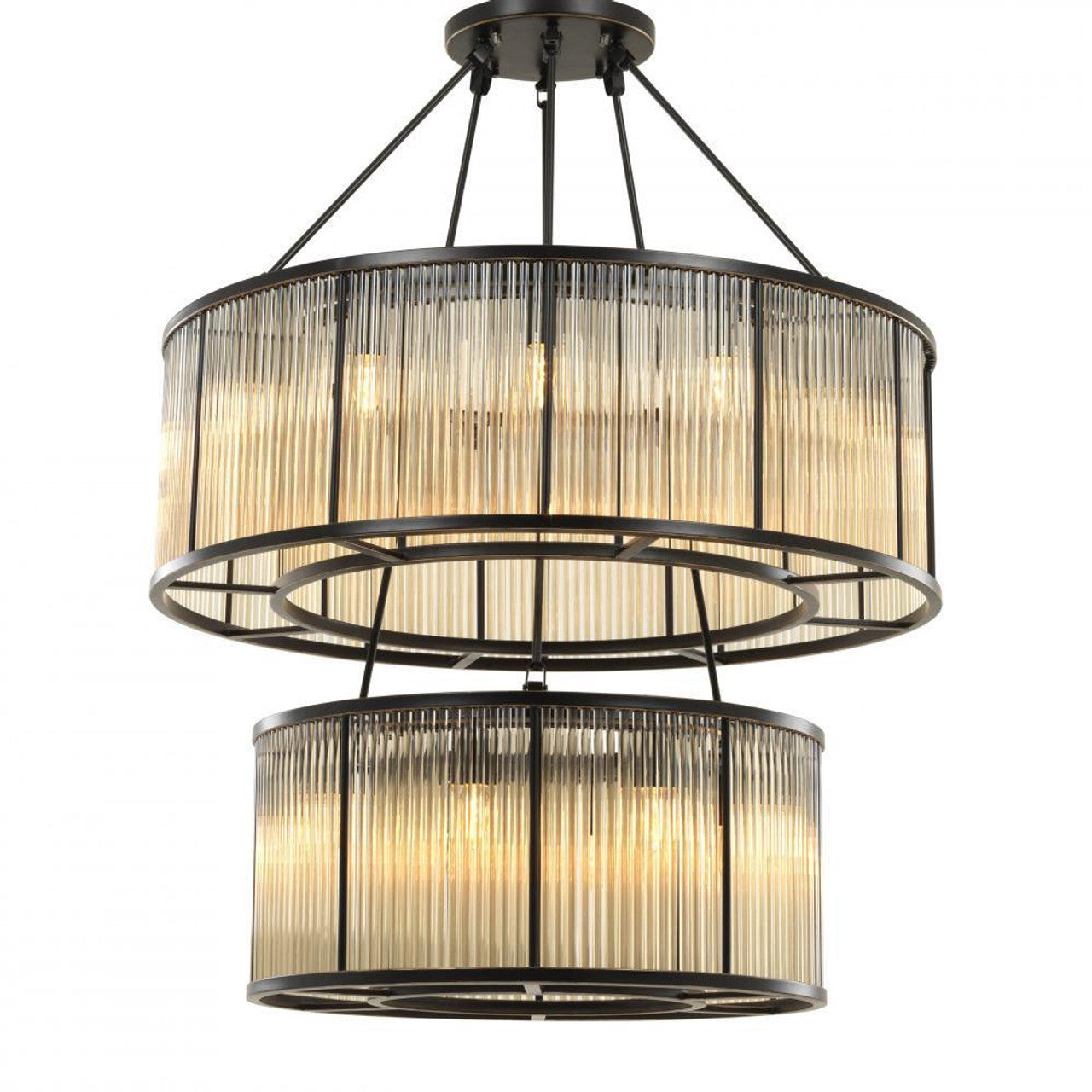 Bernardi Chandelier, 20-Light, Bronze, 35.43"W (109638UL YV0J03YU2U)