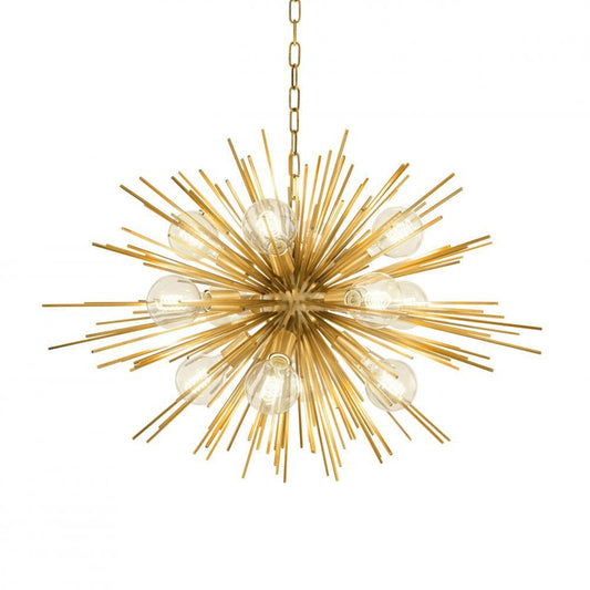 Boivin Chandelier, 12-Light, Matte Brass, 35.43"W (110207UL YV0J03YU2X)