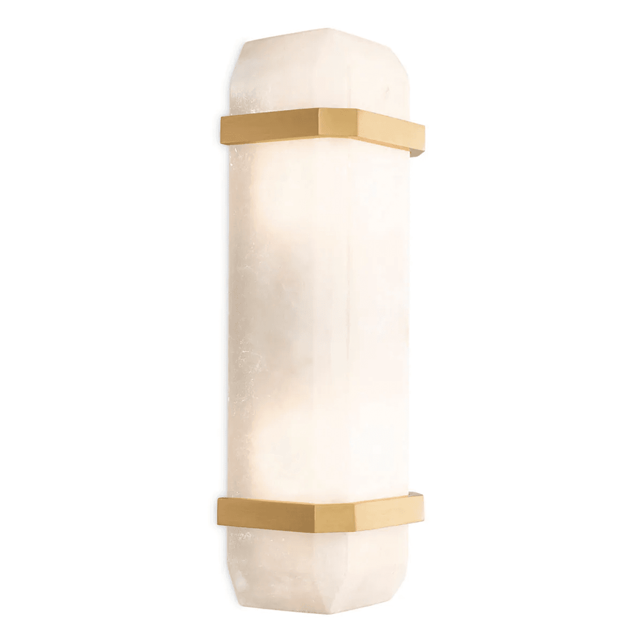 Pandora Wall Sconce, 2-Light, Antique Brass, Alabaster, 5.12"W (115502UL YV0J041YNP)