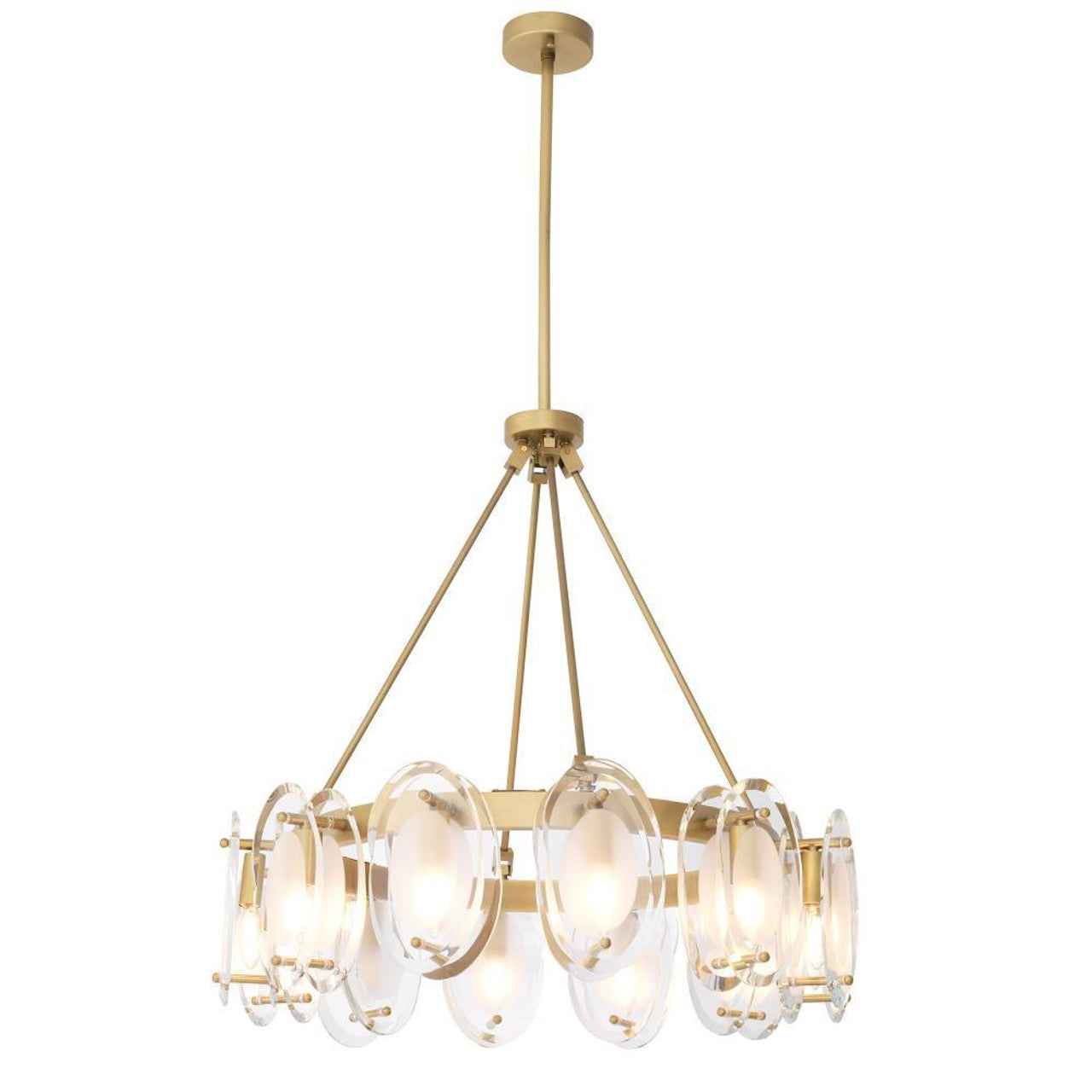 Sublime Chandelier, 12-Light, Antique Brass, 29.53"W (114592UL YV0J03YV0Q)