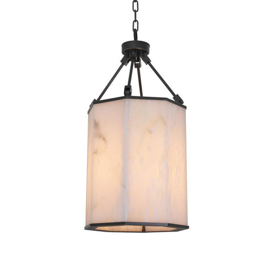 Victoire Pendant, 1-Light, Small, Bronze, Alabaster Shade, 13.78"W (114775UL YV0J03YYZ3)