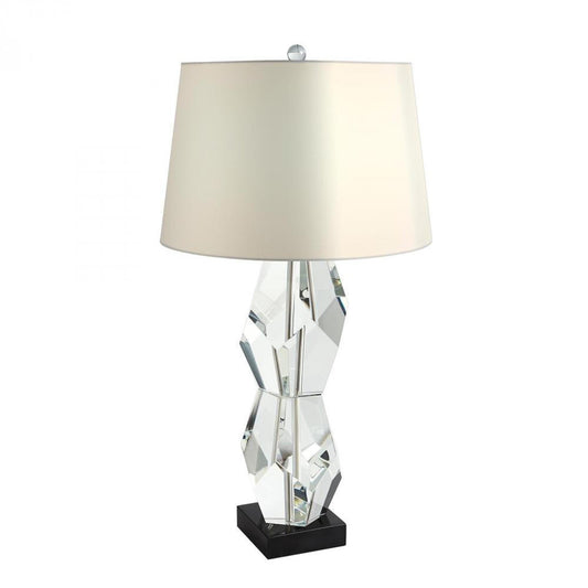 Facet Block Table Lamp Double