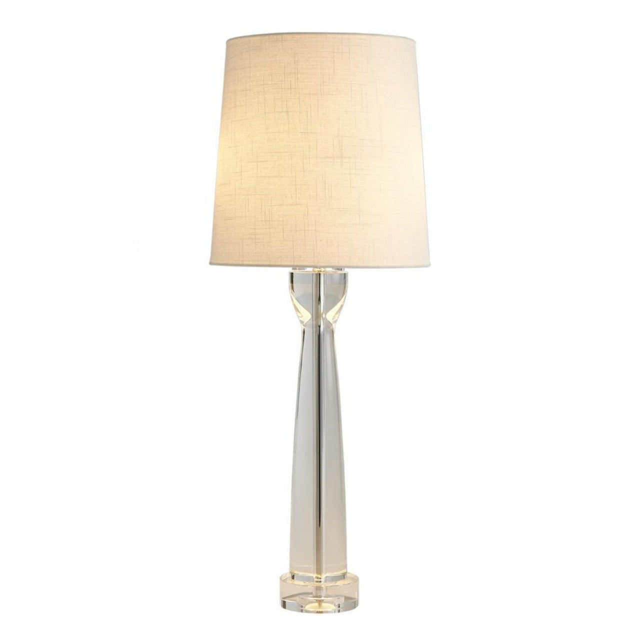 Modern Crystal Column Table Lamp