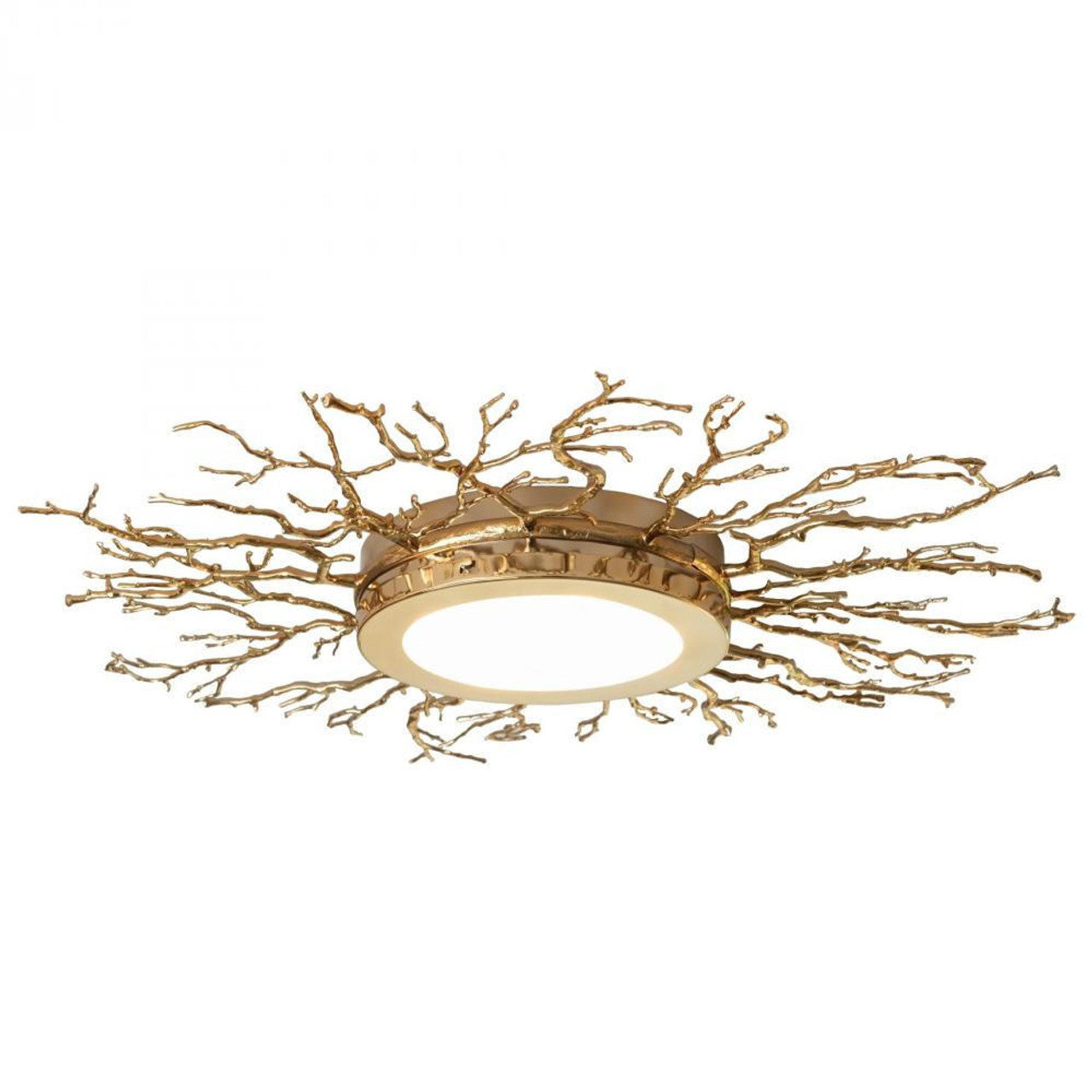 Twig Brass LED Ceiling Fixture